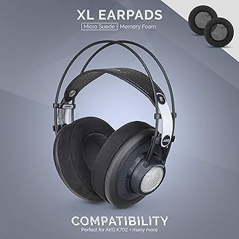 Amazon.com: BRAINWAVZ XL Micro Suede Memory Foam Earpads for